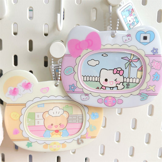 حامل بطاقات بشكل كاميرا رقمية لطيفة🌟