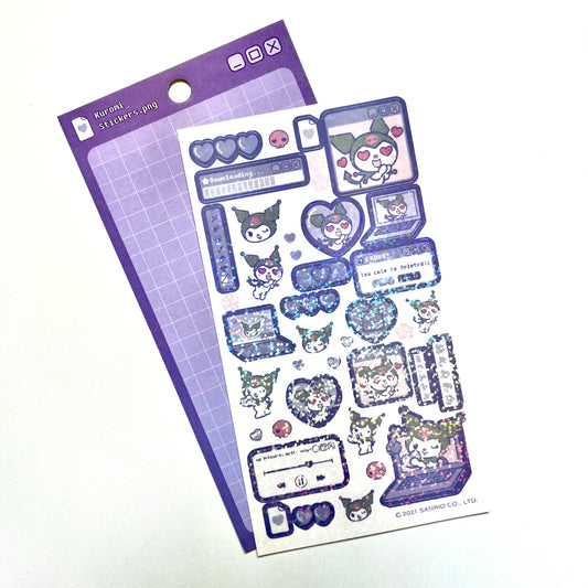 ملصقات نوافذ لماعة من SANRIO✨