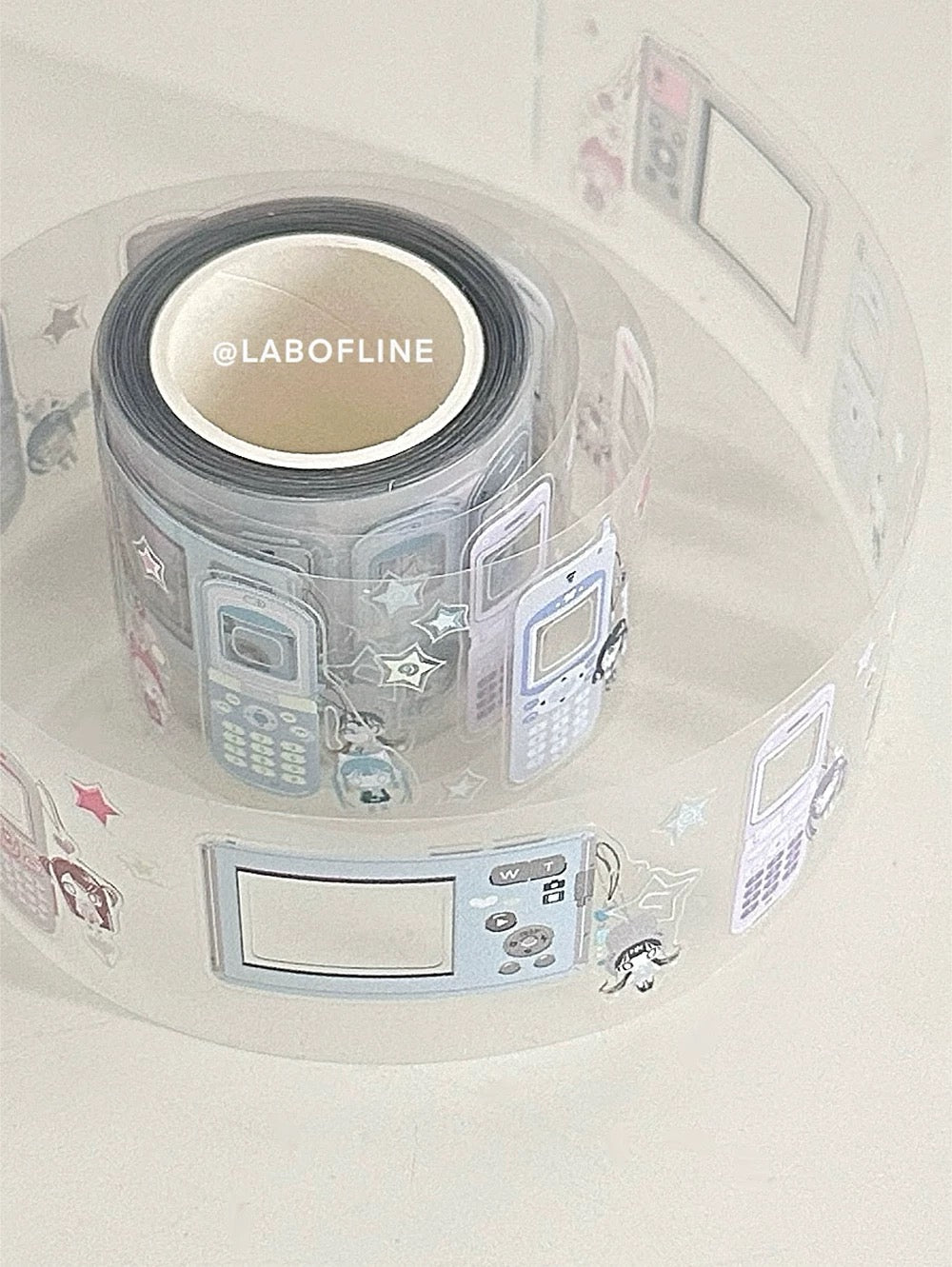 لفافة ملصقات لماعة @labofline
