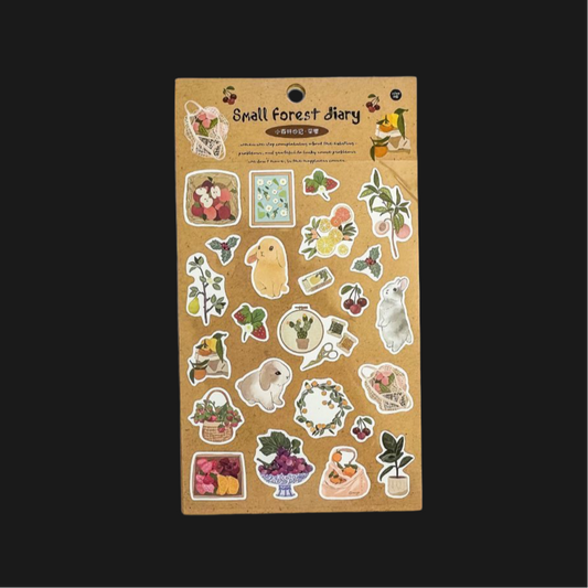 ملصقات مفكرة الغابة الصغيرة 🌳