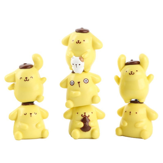 مجموعة مجسمات صغيرة لشخصية Pompompurin 🍮