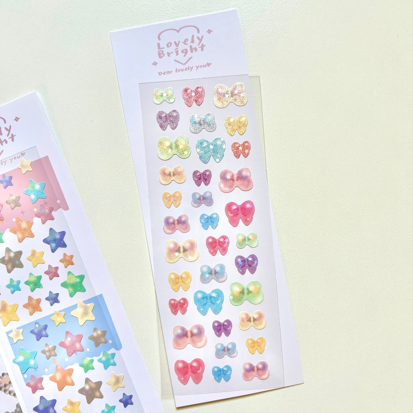 ملصقات lovely bright الكورية ✨(ملصقاتي المفضلة)