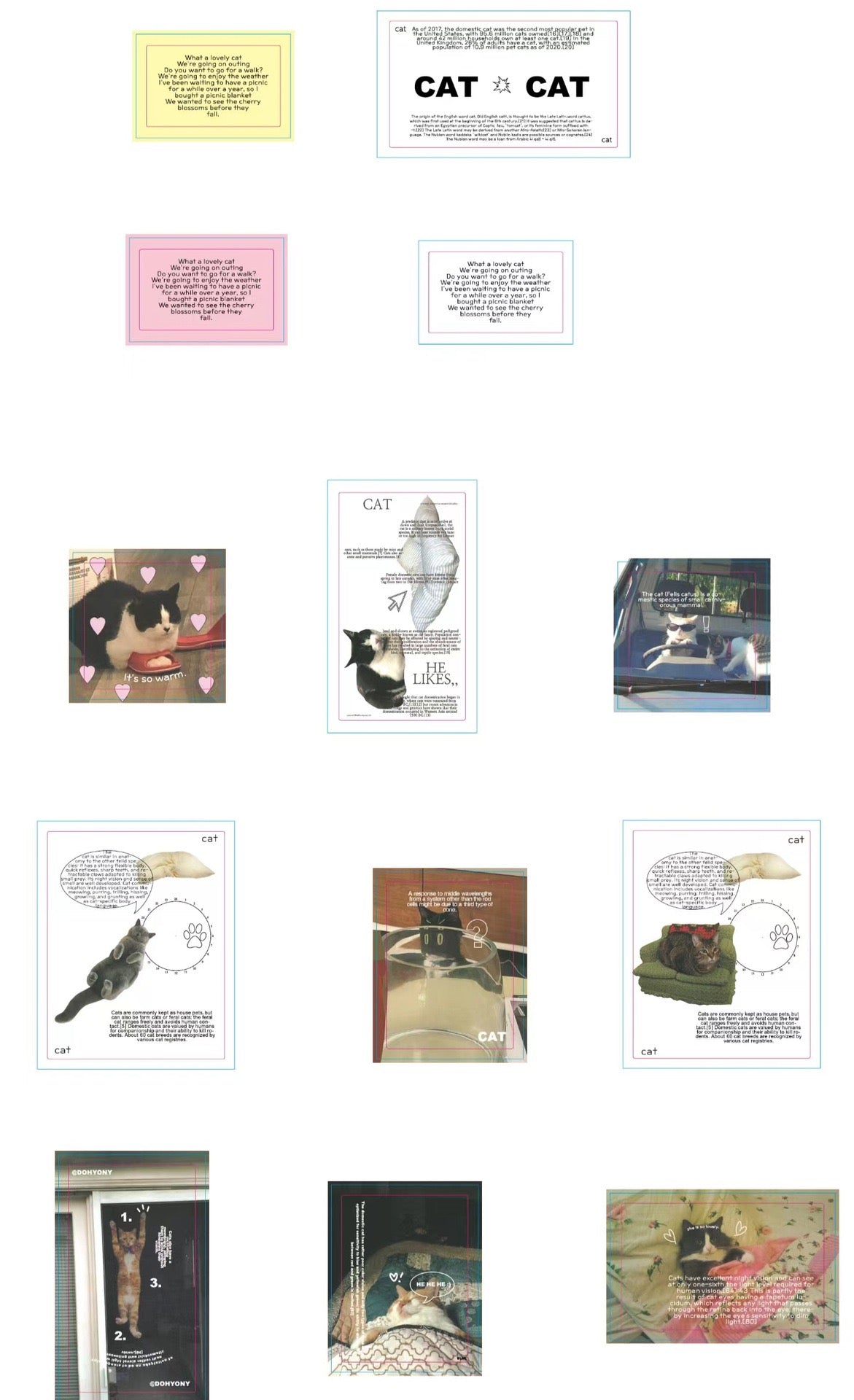 ملصقات CAT LOVE