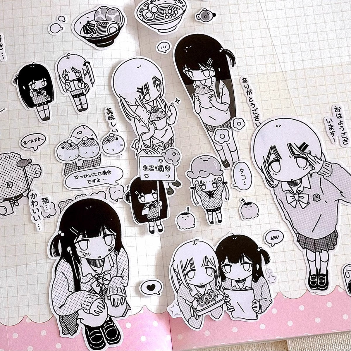 ملصقات من رسم @labofline