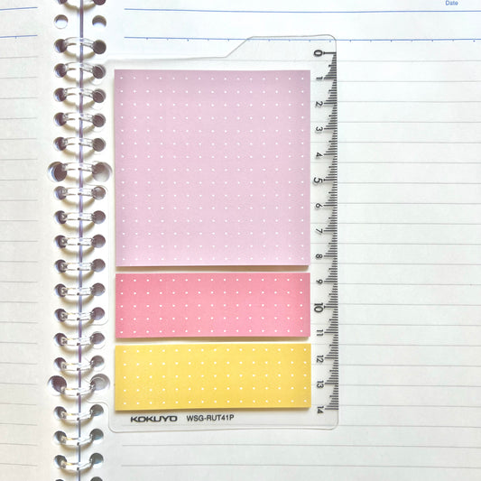 اوراق ملاحظات لاصقة قابلة لوضعها داخل دفتر السبيرال من kokuyo Campus اليابانية