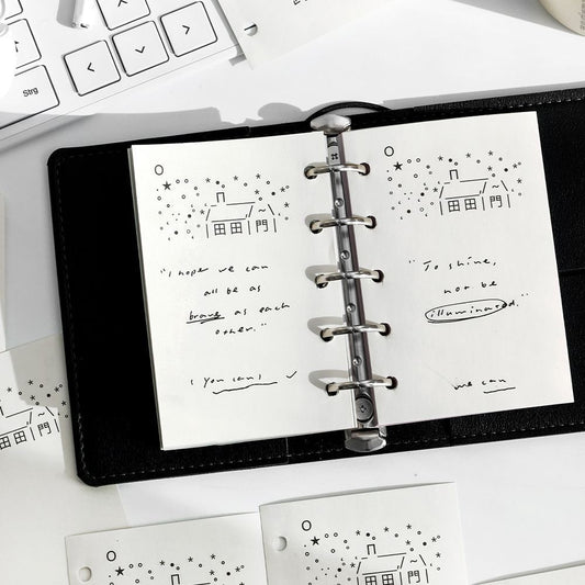 بند اوراق ملون و مزين ~