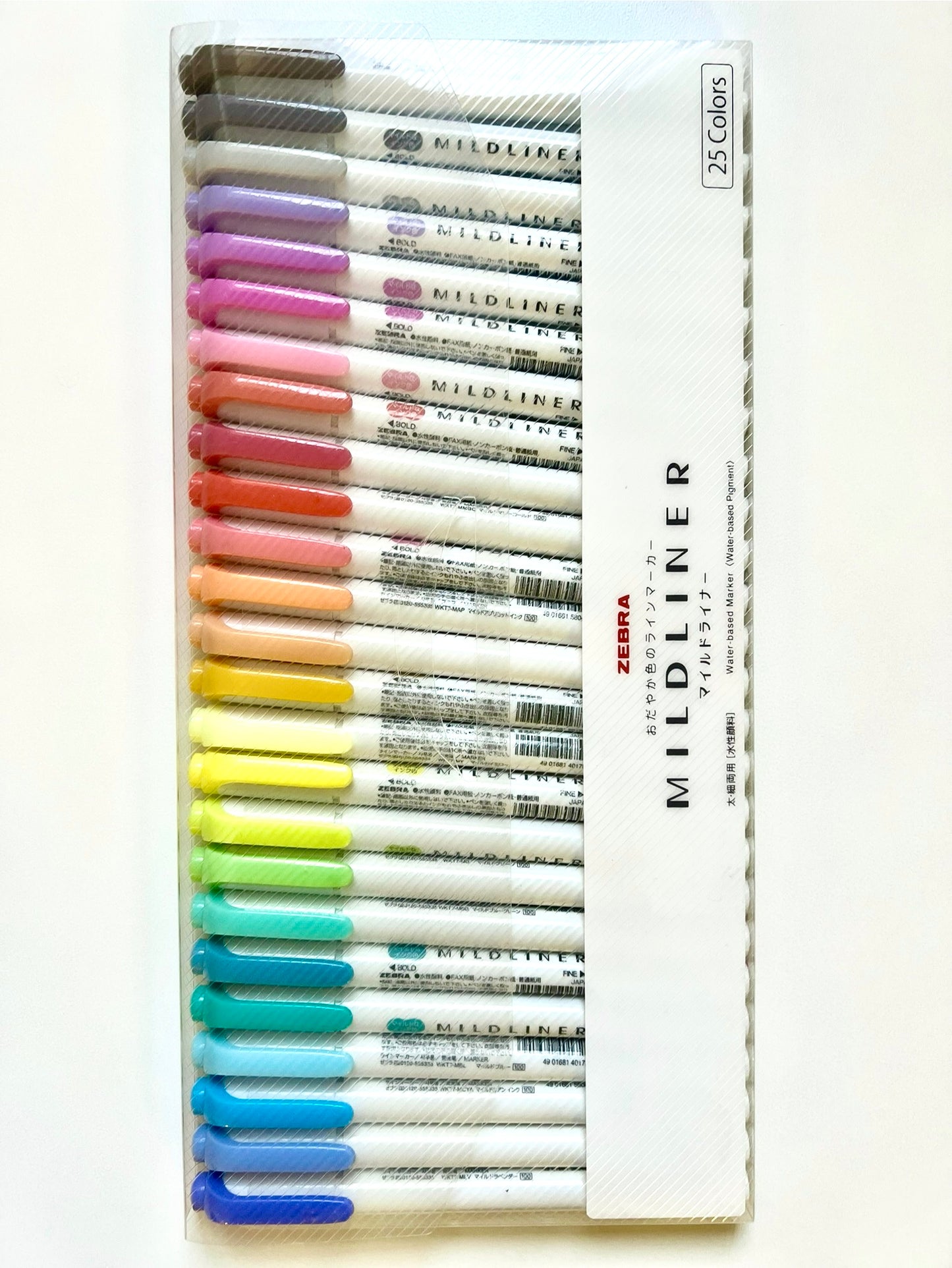 Zebra midliners full set اقلام هايلايتر براسين