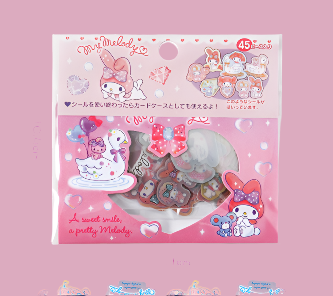 مجموعة ملصقات مذهبة ⚜️
لشخصيات sanrio🇯🇵.