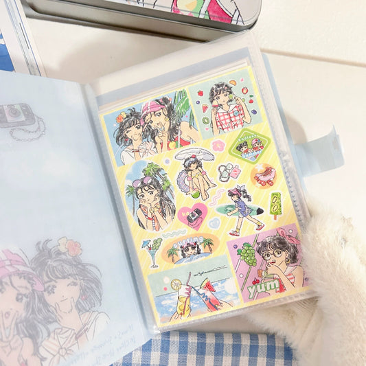 ملف لحفظ الملصقات و الاوراق Endless summer