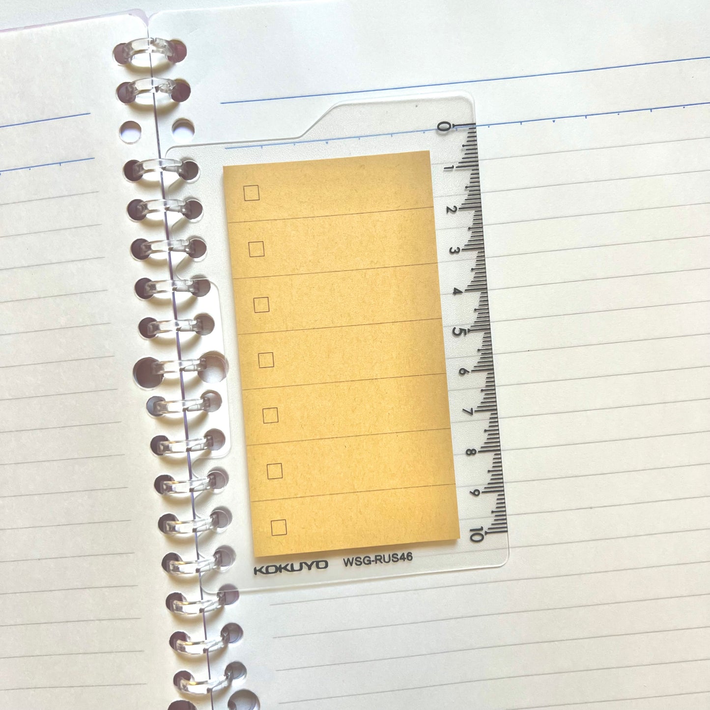 اوراق ملاحظات لاصقة قابلة لوضعها داخل دفتر السبيرال من kokuyo Campus اليابانية