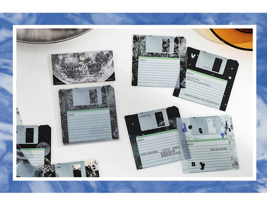 ملصقات بحجم كبير بشكل قرص مرن 💾