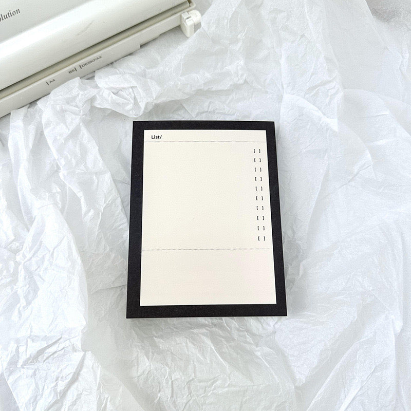 اوراق ملاحظات باطار اسود 📋