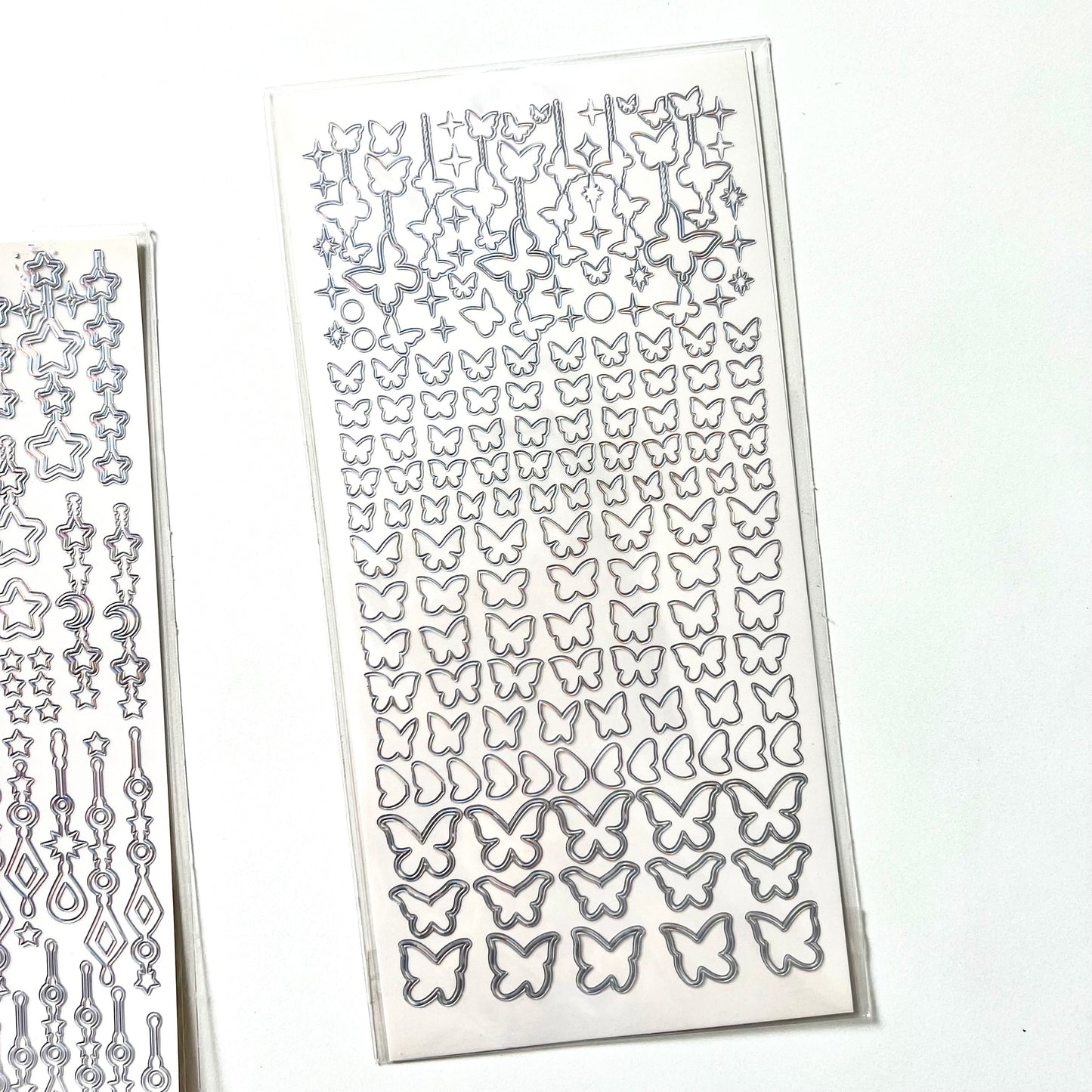 مجموعة ملصقات شفافة للتزيين ✨