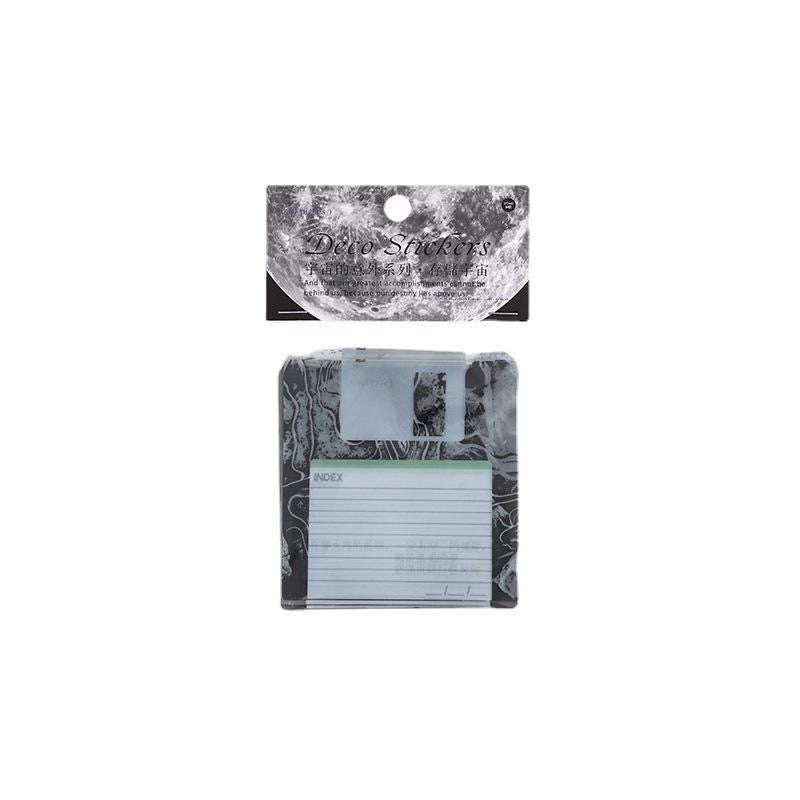 ملصقات بحجم كبير بشكل قرص مرن 💾