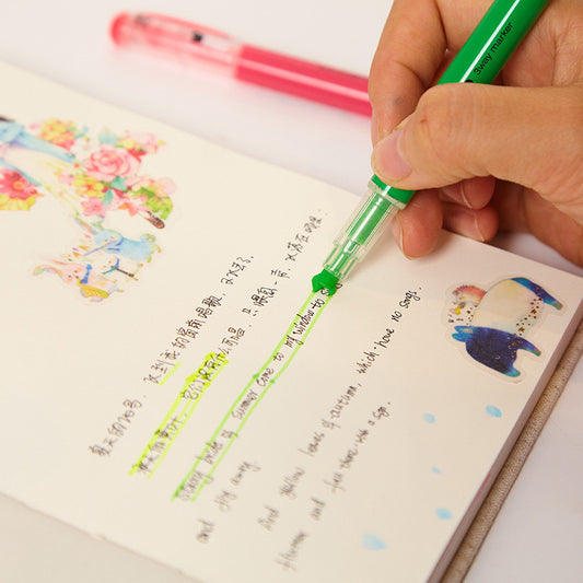 قلم تظليل / هايلايتر راس الخنفساء من kokuyo اليابانية