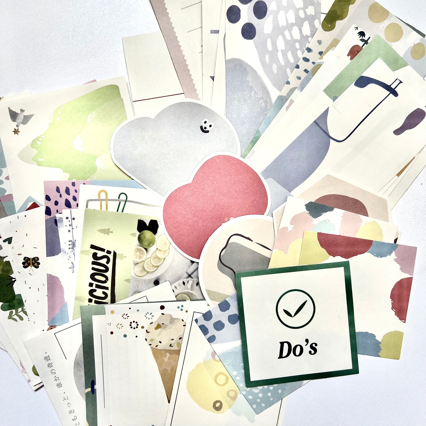 مجموعة اوراق ملاحظات ملونة 🔖