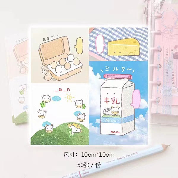 اوراق ملاحظات بتصميم انيق 🍥 من الرسام @labofline