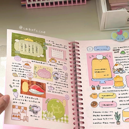 اوراق ملاحظات بتصميم انيق 🍥 من الرسام @labofline