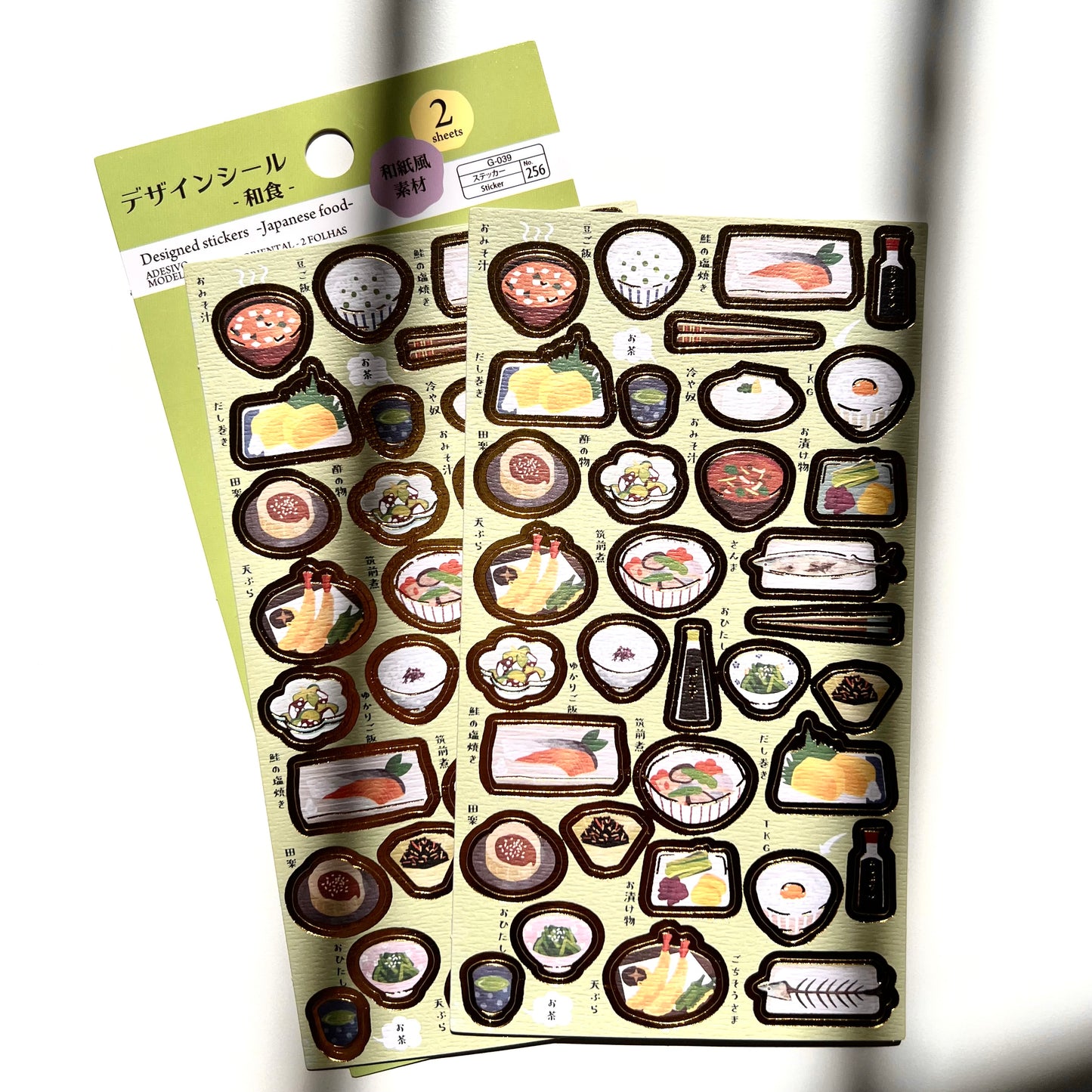 ملصقات ورقية مذهبة بتصميم ياباني من دايسو اليابان @daiso_official