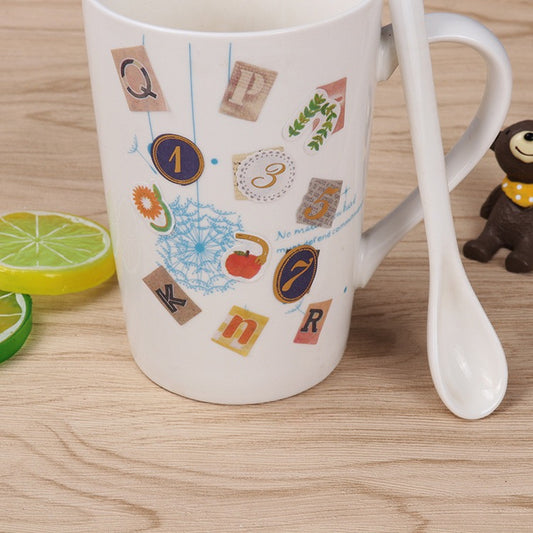 مجموعة ملصقات حروف و ارقام vintage ✨