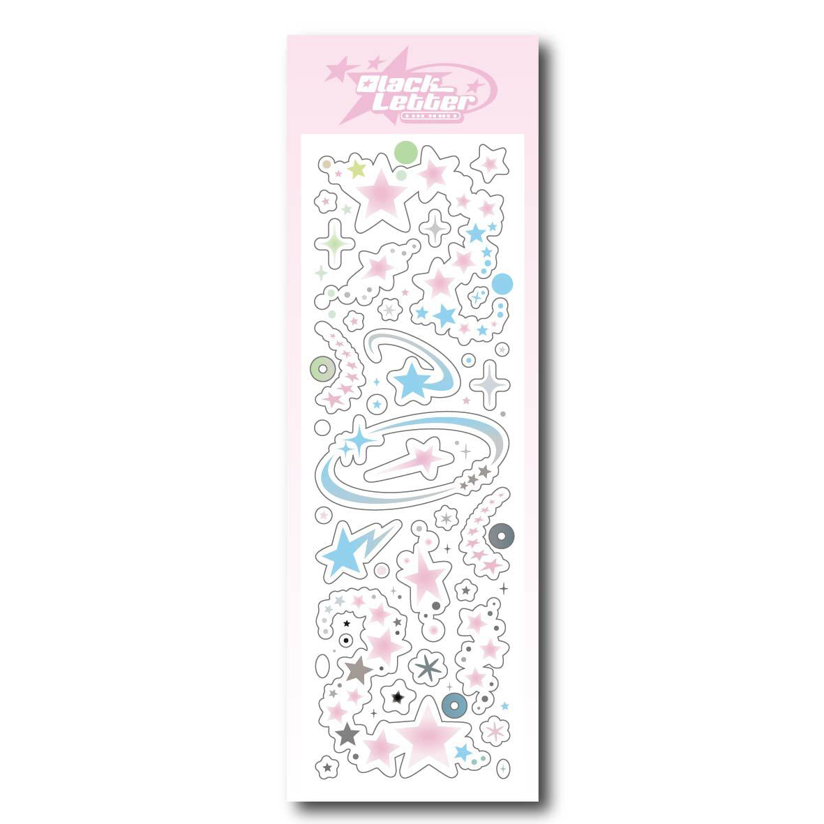 ملصقات black letter/ Y2K