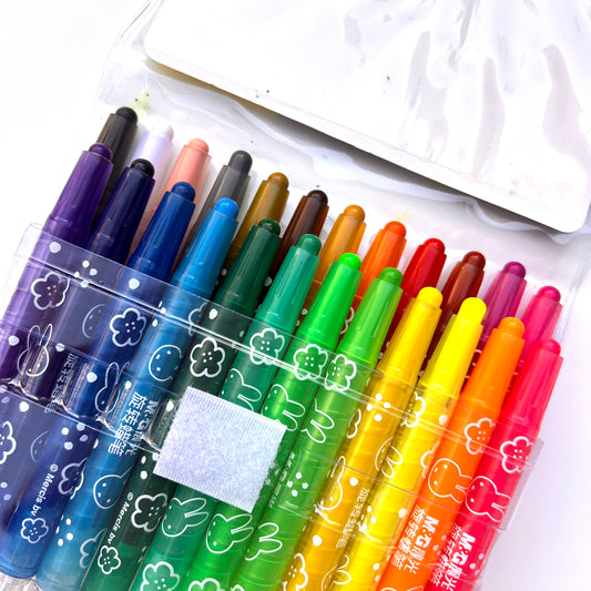 سيت اقلام باستيل دوارة Miffy