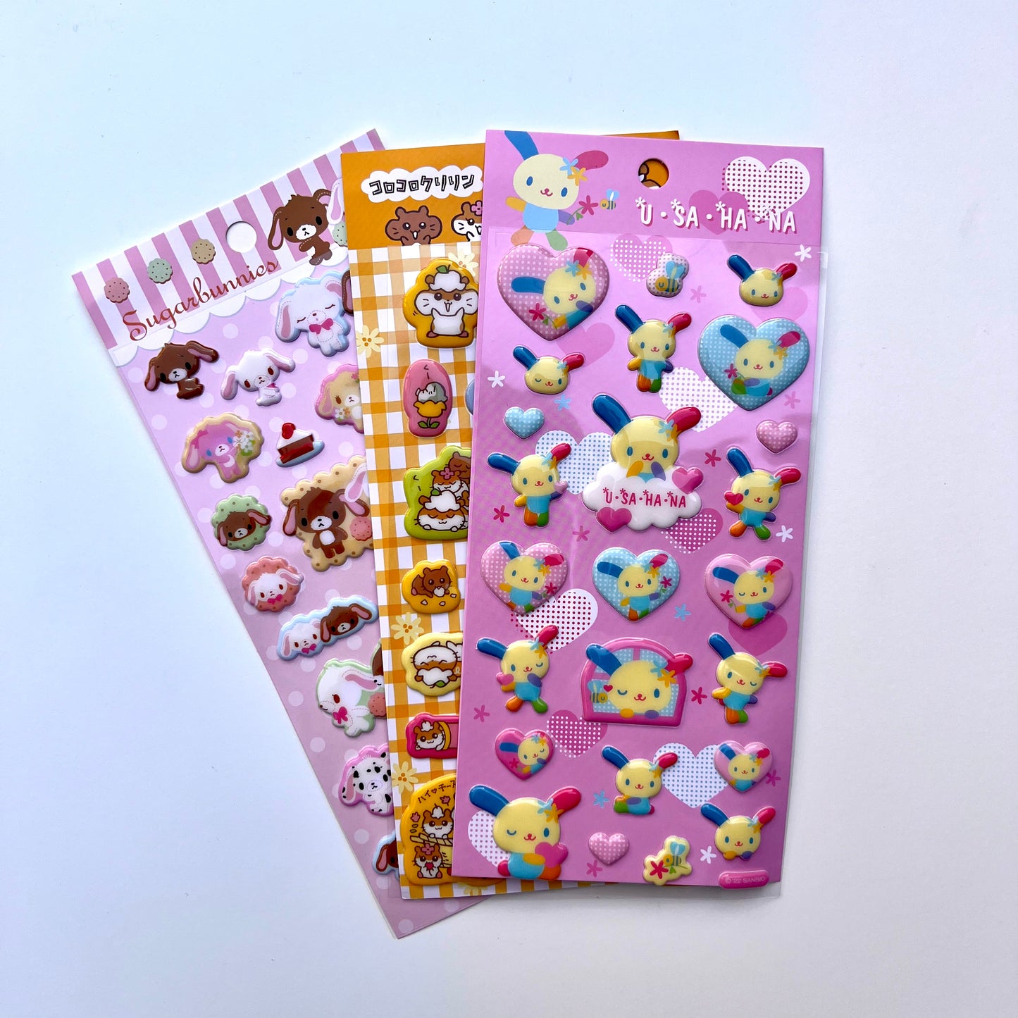 ملصقات puffy من Sanrio