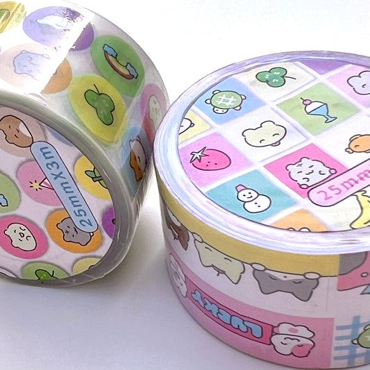 شريط ملصقات ملون