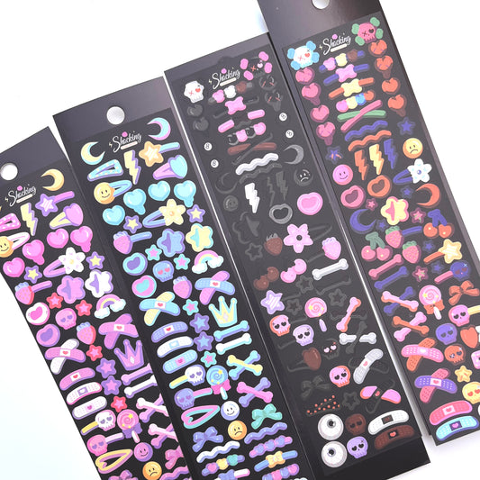 ملصقات shocking pinkrose