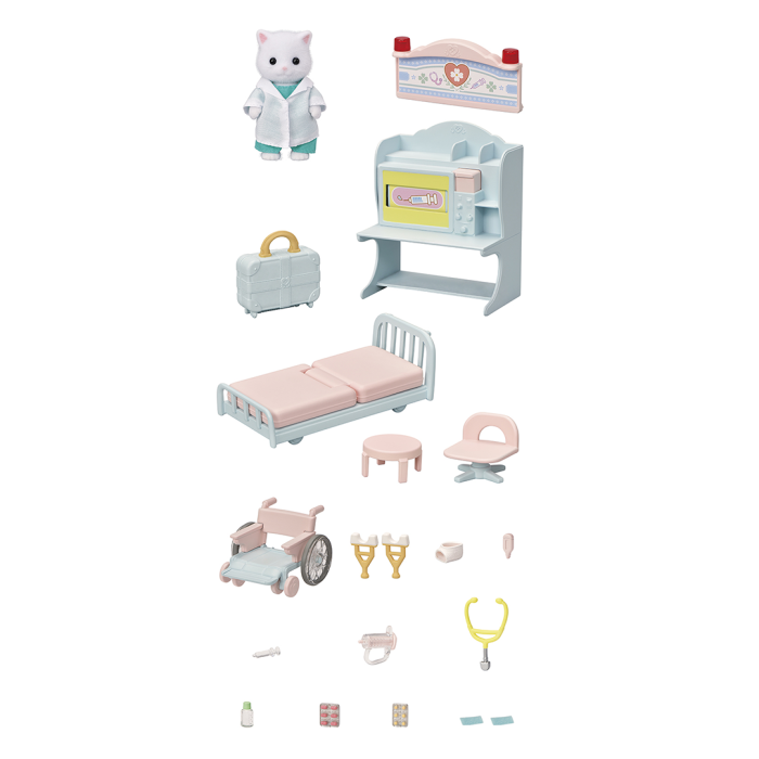 Sylvanian families سيت طبيب
