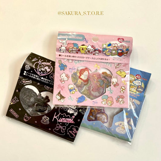 مجموعة ملصقات مذهبة ⚜️
لشخصيات sanrio🇯🇵.