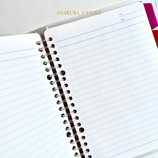 بايندر /دفتر kokuyo pastel cookies binder/notebook