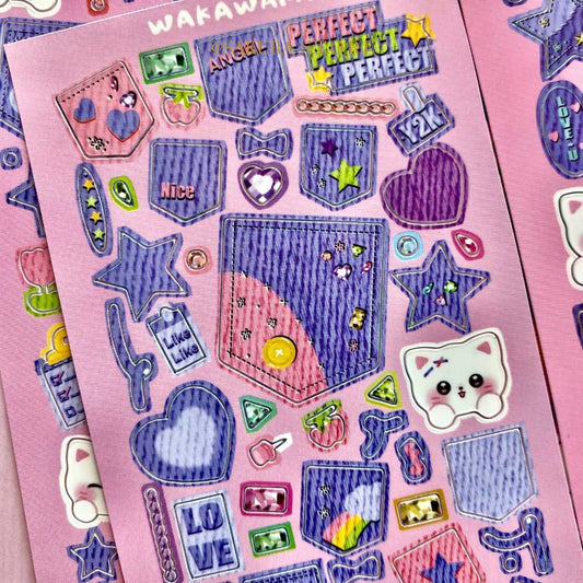 ملصقات جينز 💗👖