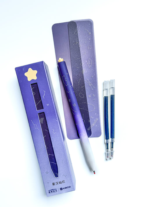 سيت قلم حبر مع 2 اعادة تعبئة