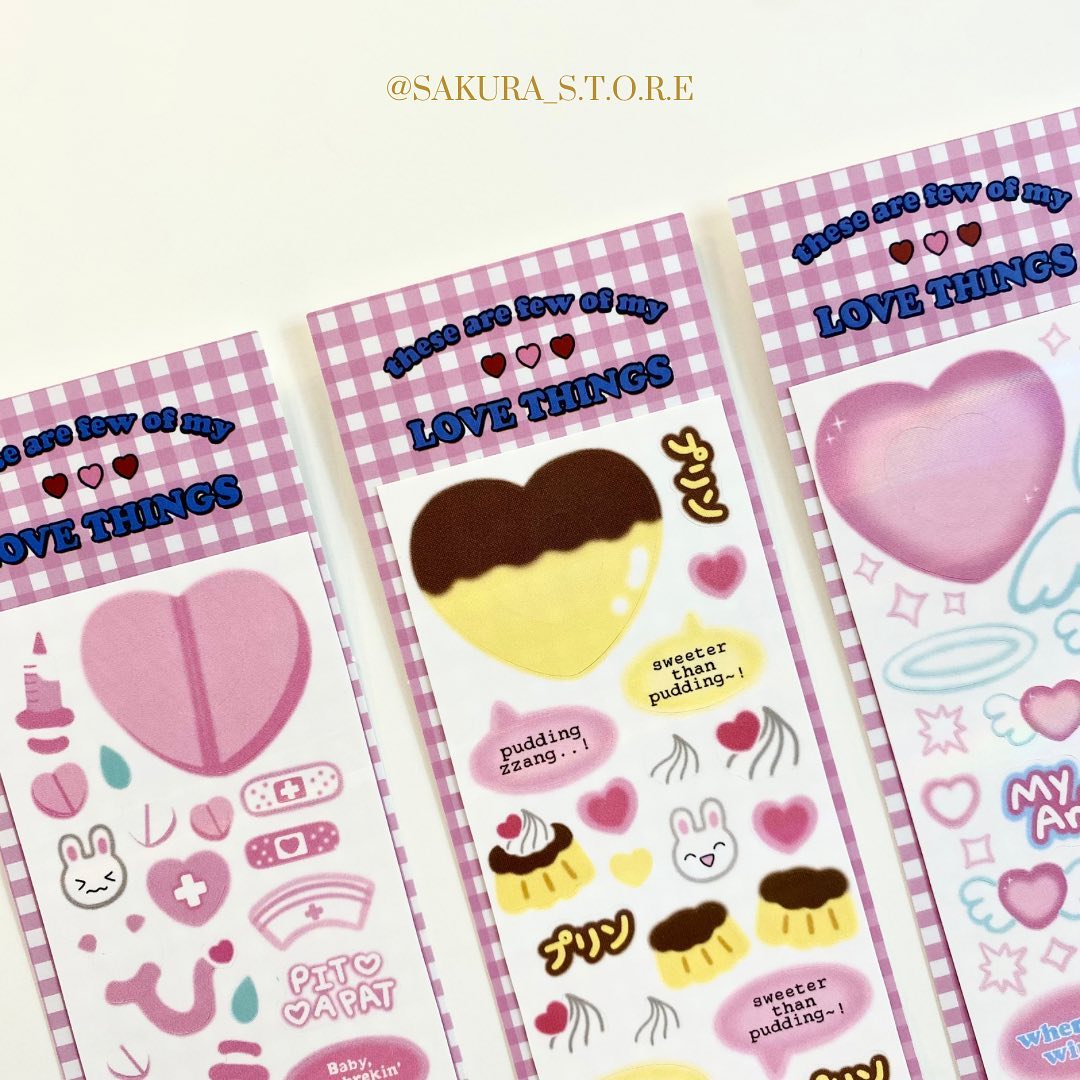 ملصقات love things 💗