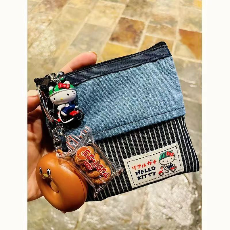 محفظة جينز hello kitty