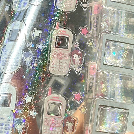 لفافة ملصقات لماعة @labofline