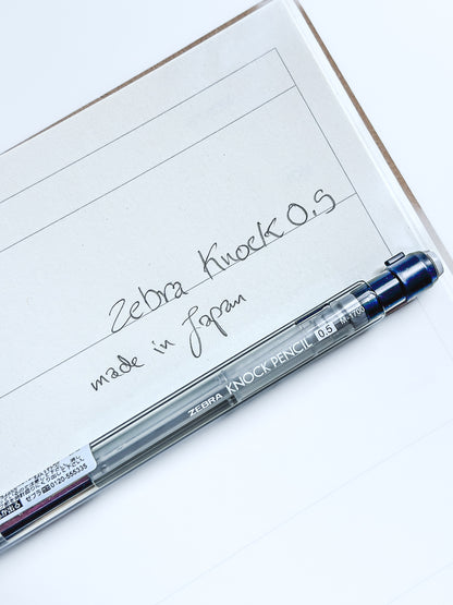Zebra knock قلم ميكانيكي