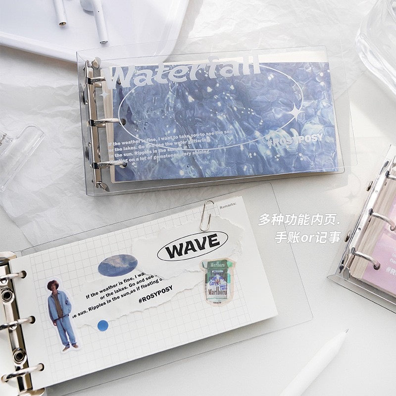 بايندر شفاف بثلاث حلقات‪..‬ 💎