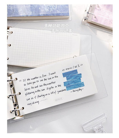 بايندر شفاف بثلاث حلقات‪..‬ 💎