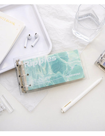 بايندر شفاف بثلاث حلقات‪..‬ 💎