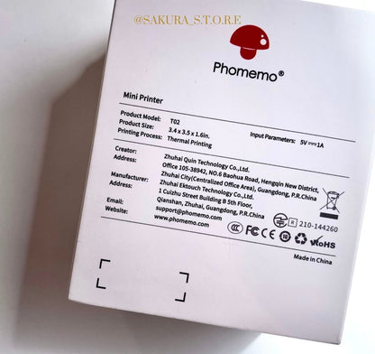 طابعة حرارية فورية مصغرة من phomemo 🖨️