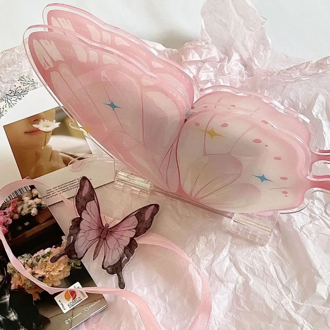 البوم DIY بشكل فراشة